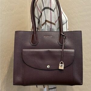 Michael Kors Pebbled Leather Pocket Tote